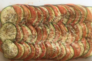Image pour Gratin courgettes et tomates